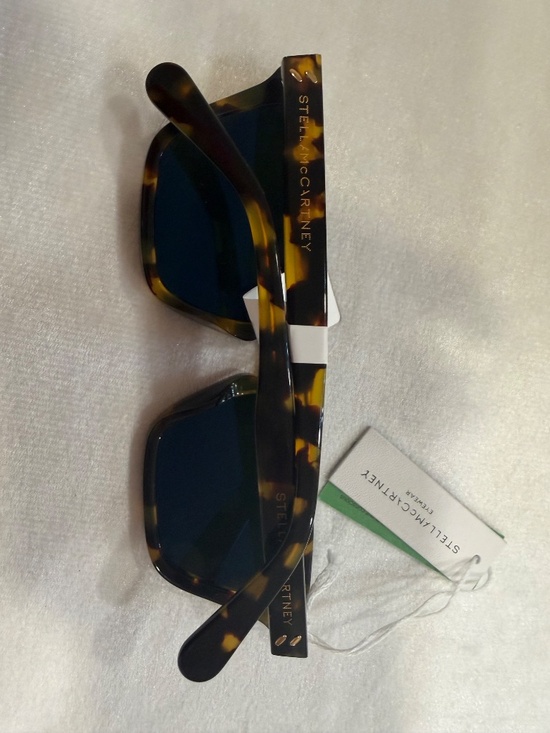 Stella McCartney Beveled Havana Squared Sunglasses main image 5